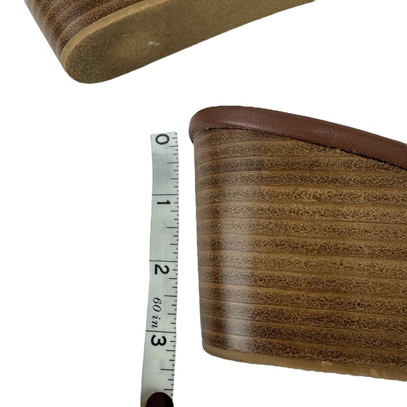 Jack Rogers Thompson Wedge Mocha Brown Size 7